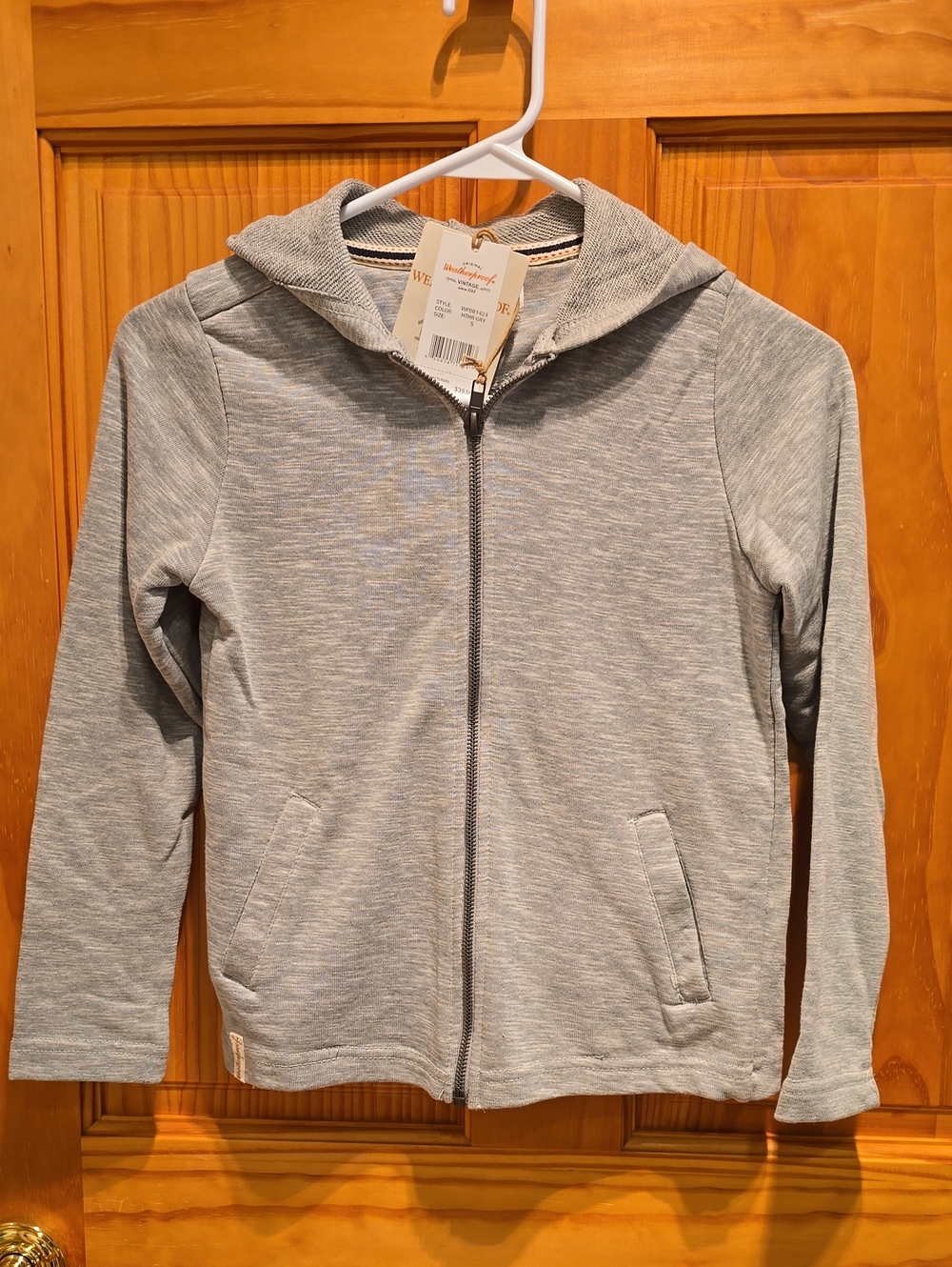 Weatherproof Heather Gray Zip Hoodie